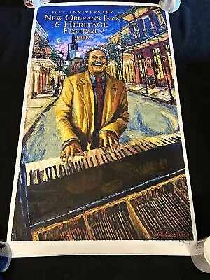 2009 Jazz Fest Poster By James Michalopoulos- Allen Toussaint & The French Qtr • $225