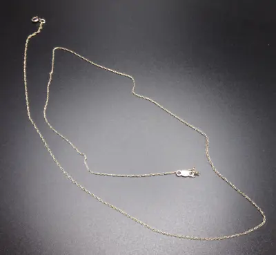J.M. Fox GTR 10K Gold Thin Petite Necklace Chain 20  CTI • $69.99