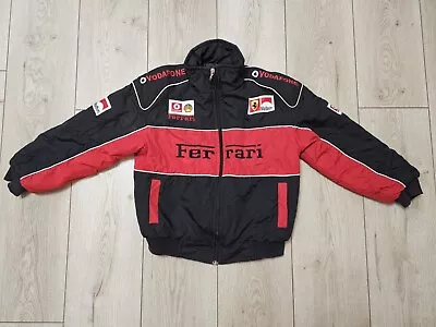 FERRARI MARLBORO JACKET VINTAGE 90s FORMULA 1 BOMBER FERRARI CHILDREN 134cm • $89