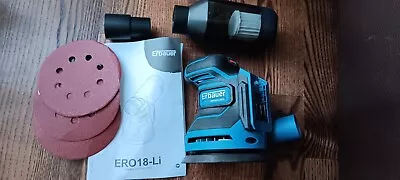 UNUSED Erbauer ERO18-Li 125mm 18V Li-Ion Brushless Cordless Random Orbit Sander • £75