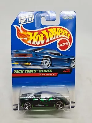 1997 Hot Wheels Tech Tones Series Buick Wildcat Black 1/4 #745 18811 New Vintage • $22.45