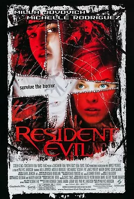 Resident Evil Metal Poster Milla Jovovich Michelle Rodriguez 7x11 12x18  • £28.95