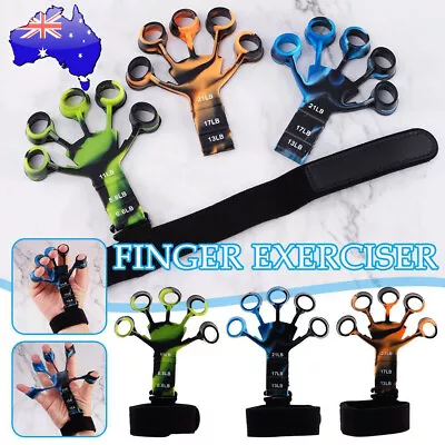 $3.58 • Buy Finger Exerciser Strength Gripper Forearm Trainer Hand Grip Strengthener Therapy