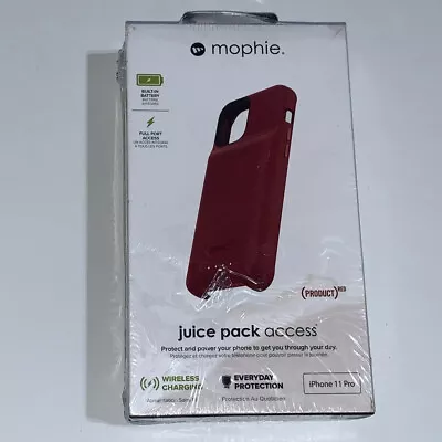 Mophie Juice Pack Access For Iphone11 Pro PRODUCT RED FACTORY SEALED • $18.99