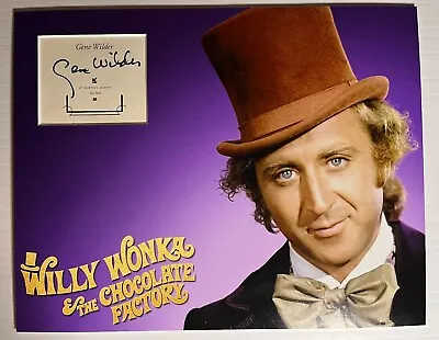 Golden Ticket Treasure: Gene Wilder Autograph - Willy Wonka Chocolate Display • $580.74