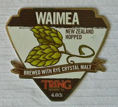 Tring Brewery Co Waimea Beer Real Ale Pub Hand Pull Pump Clip Badge Bar Sign UK • £3.44