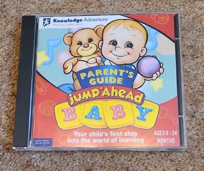 Jump Ahead Baby Parent's Guide CD PC Rom Ages 9-24 Months Retro Kids Children • £3.99