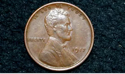 $19.98 • Buy 1917 P Lincoln Cent ** BU UNC CHOICE BROWN ** Mint Error ** FREE SHIPPING