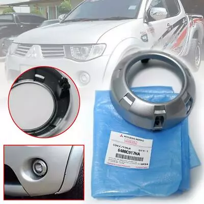 2008-2010 For Mitsubishi L200 Triton Plus Fog Lamp Cover Trim Silver 1pc • $21.35