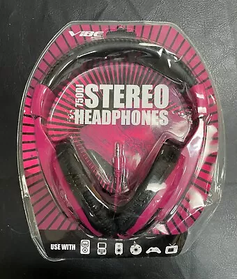 Vibe Sound-750-DJ Headphones Pink & Black ~ New • $30