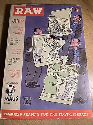 Raw Commix Paperback Graphic Novel Art Mark Beyer Art Spiegelman Maus Coe 1990 • $25