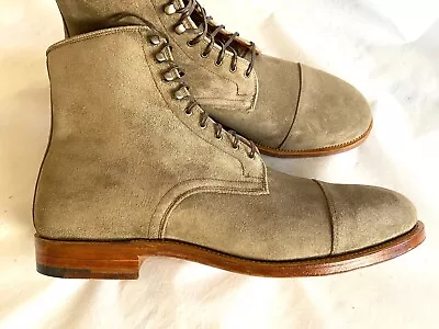 Viberg Light Visone Kudu Roughout Halkett Boots Size 10 Viberg • $599.50