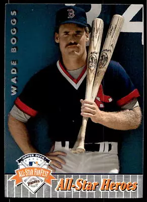 Wade Boggs 1992 Upper Deck All-Star FanFest 13Red Sox Baseball Card • $1.75