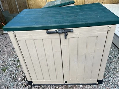 £75 • Buy Keter Store It Out Midi Outdoor Garden Storage Shed  880L- Beige&Brown