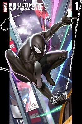 Ultimate Spider-man #1 Inhyuk Lee Homage Black Suit Variant Ltd To 800 W/coa • £31.50