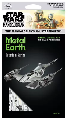 Fascinations Premium Series Star Wars N-1 STARFIGHTER 3D Metal Earth Model Kit • $36.95