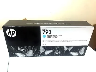 Genuine HP 792 Latex Ink Cartridge - Light Cyan CN709A 775ml Dated 1st Dec 20 • $65