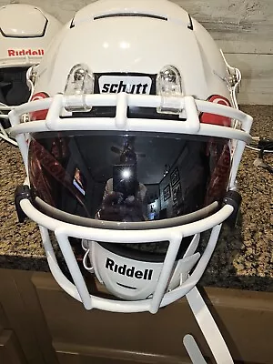 Schutt F7 LX1 Youth Football Helmet W/ Facemask White Size Large • $250