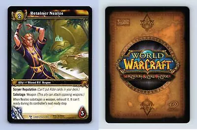 Retainer Nealos #242/319 March Of The Legion Common Warcraft 2007 TCG Card • $2.09