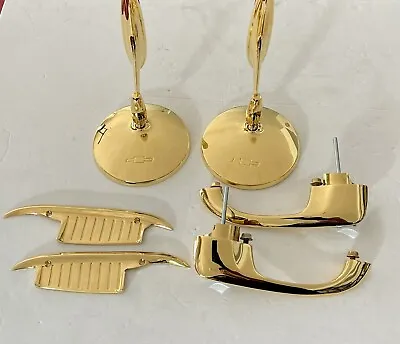1963-1964  Impala 24k Gold Plated Side Mirrors Door Handles And Scratch Guards • $550