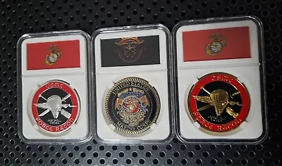 Lot Of 3 Military 🪖 Commemorative Coins.  Rare. #Z83 • $26.99