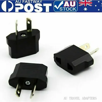 $3.90 • Buy 3pcs EU Japan US China To Australia AU Power Plug Adapter  
