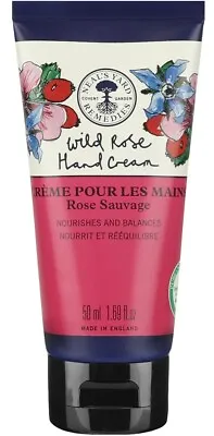 Neal's Yard Remedies Wild Rose Hand Cream 50ml. BBE 08/2025 • £13.99