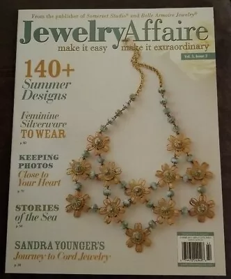 Summer 2014 Jewelry Affaire Magazine 140+ Summer Designs Stampington Brand New • $11.99