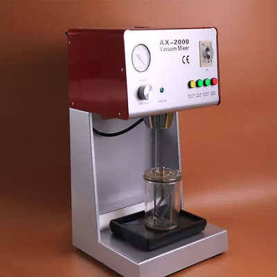 150W Dental Vacuum Mixer AX-2000B Lab Equipment Mixing Machine Variable Speed CE • $1089.99