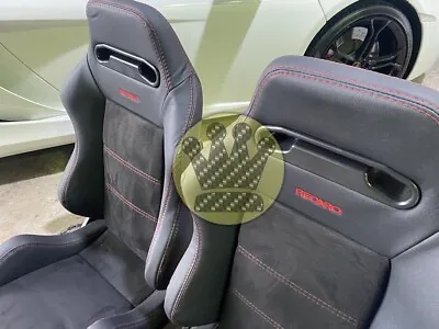 Recaro Style Seat -  Reclinable Back Seat Susde Leather Ek Eg Fd Cl7 Cl9 Accord • $999