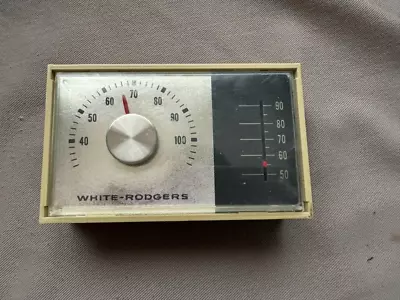 White-Rodgers Thermostat Thermometer 1F35-910 Vintage Analog • $14.99