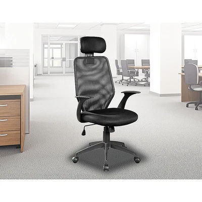 $195.95 • Buy Ergonomic High Mesh Back Office Chair Black Computer Desk