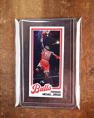 1984 85 Michael Jordan Rookie RC Supermini Chicago Bulls  NO 1986 Fleer GOAT 2/3 • $110