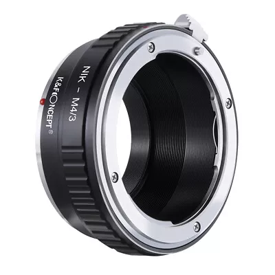 K&F Concept NIK-M4/3 Adapter Nikon Ai Lens To Panasonic M4/3 .078 • £29.05