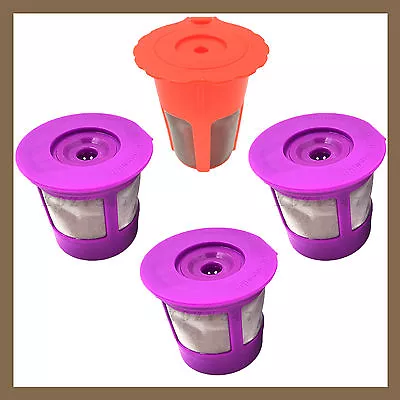 Keurig 2.0 Orange K Carafe Coffee K-cup Filter & Purple Reusable K Cup Filter • $6.98