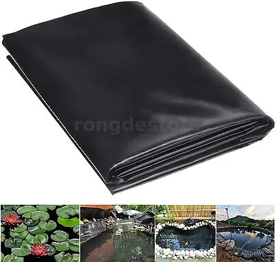 £9.12 • Buy 0.12mm HDPE Fish Pond Liner Reinforced Garden Landscape Pool Membrane 