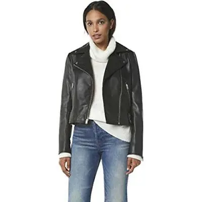 Andrew Marc Women's VALHALLA Moto Leather Jacket • $192.37