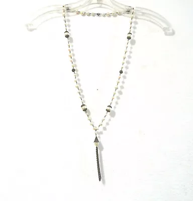 Vintage Pearl Tassel Necklace Long Strand 38  • $22.07