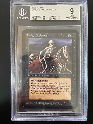 MTG Magic Alpha Drudge Skeletons BGS 9 • $186.29