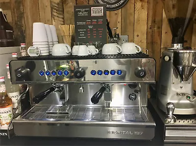 NEW Iberital IB7 2 Group Espresso Coffee Machine (Inc VAT) • £3234
