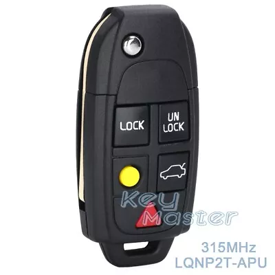 For VOLVO S60 S80 V70 XC70 XC90 2004-2015 Flip Keyless Remote Key Fob LQNP2T-APU • $38.68