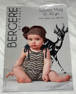 £3 • Buy Bergere De France Summer Mag 0-10 Years Knitting Pattern Book