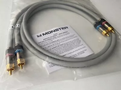 Monster Cable M-Series M1000 MK.III Audiophile Audio RCA Interconnect Cable 1m • $120