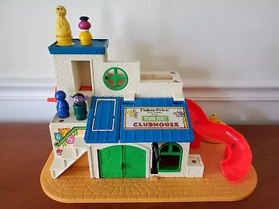 Fisher Price Play Family Sesame Street Clubhouse Little People #937 4 Characters • $39.99