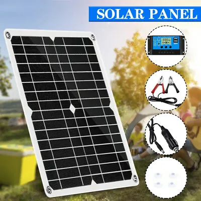 £29.86 • Buy 600W Solar Panel Kit Battery Charger 100A Controller For Car Van Caravan Boat