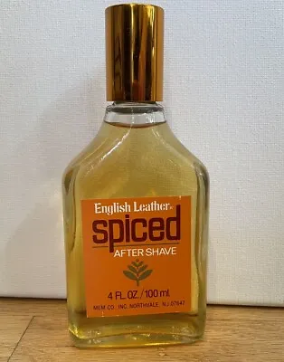 Vintage English Leather Spiced Afyer Shave MEM Company Men's 4 Oz Bottle New • $48