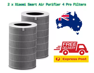 2 X 100% Genuine Xiaomi Mi Air Purifier 4 Pro HEPA Filters + Free Express Post • $199