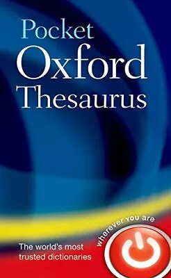 £3.48 • Buy (Good)-Pocket Oxford Thesaurus (Board Book)-Oxford Dictionaries-0199534829