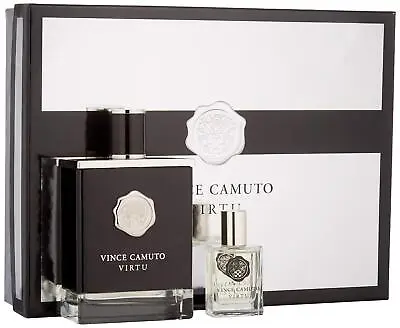 Vince Camuto Virtu Men Gift Set 6.7oz EDT 0.5 EDT ( Distressed) • $28.99