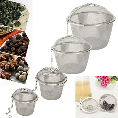 $2.39 • Buy Practical Tea Ball Spice Strainer Mesh Infuser Filter Stainless Steel Herba'wt